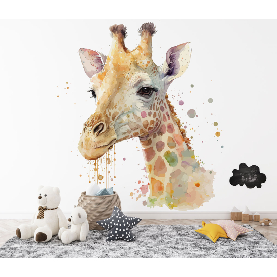 Papier peint panoramique Enfants - Girafe 