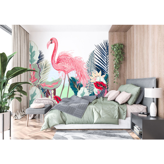 Papier peint - Flamant rose - 950