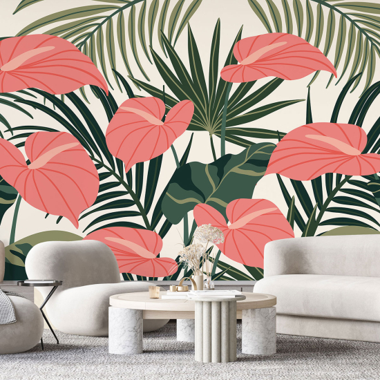 Papier peint - Plantes tropicales - 1068