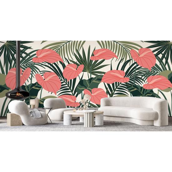 Papier peint - Plantes tropicales - 1068