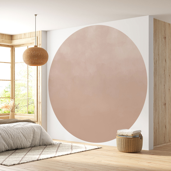 Papier peint rond / cercle - Couleur Tendance - 704