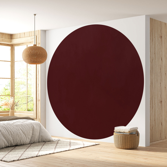 Papier peint rond / cercle - Couleur Tendance - 705