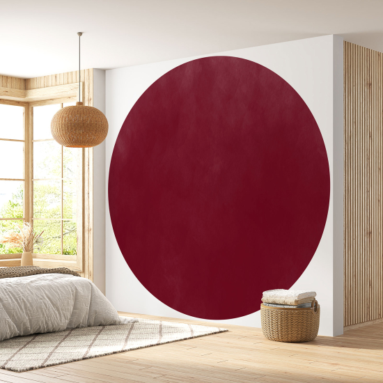 Papier peint rond / cercle - Couleur Tendance - 708