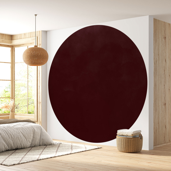 Papier peint rond / cercle - Couleur Tendance - 710