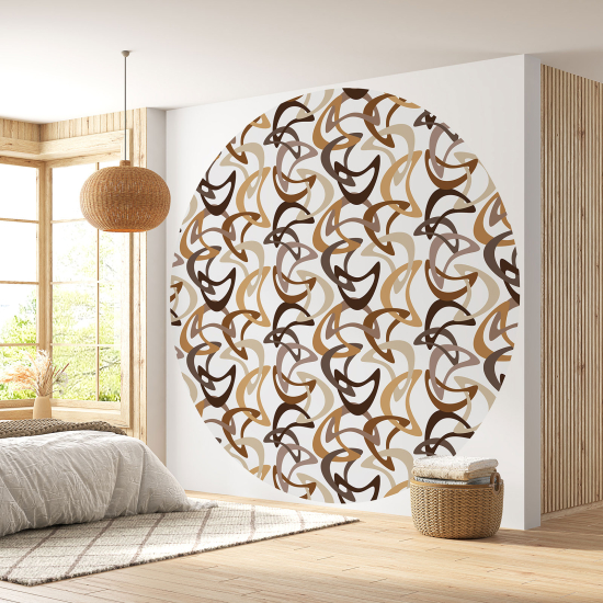 Papier peint rond / cercle - Design