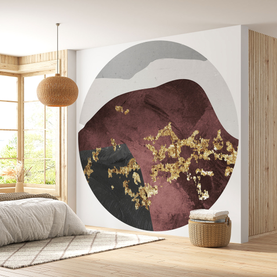 Papier peint rond / cercle - Design