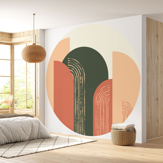 Papier peint rond / cercle - Design