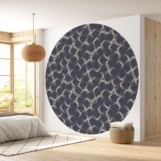 Papier peint rond / cercle - Motif design- 375