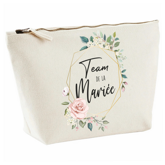 Pochette - Couronne fleurs team de la mariée