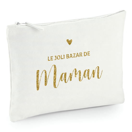 Pochette en toile 22x16 cm - Le joli bazar de maman