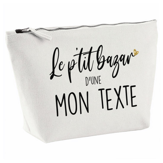 Pochette en toile 28x18 cm - Le p'tit bazar d'une