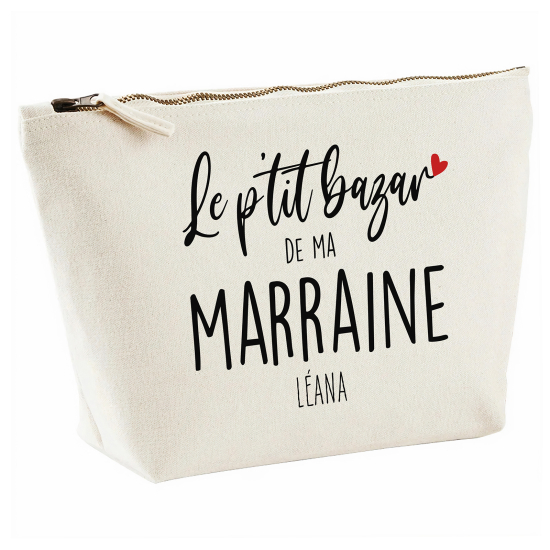 Pochette - Le p'tit bazar de ma marraine Prénom