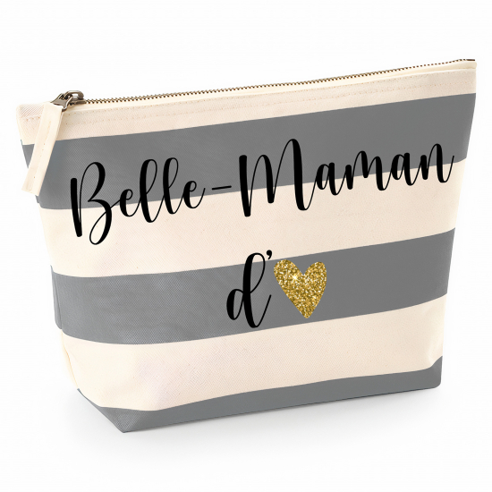 Pochette Nautical a rayures bleues gris - Belle-maman d'amour