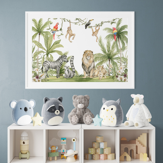 Poster / Affiche enfants - Jungle