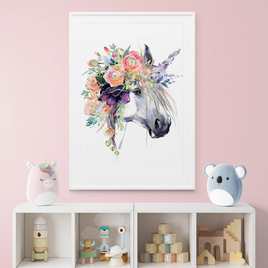 Poster / Affiche enfants - Licorne