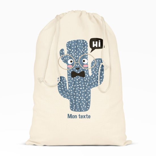 Sac à ficelles - Cactus