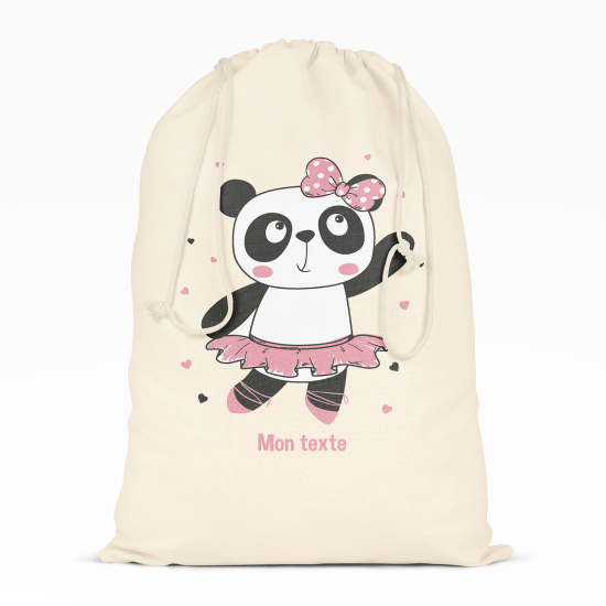 Sac à ficelles - Danseuse panda