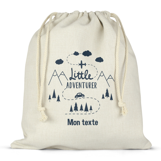 Sac à ficelles personnalisé - Little adventurer