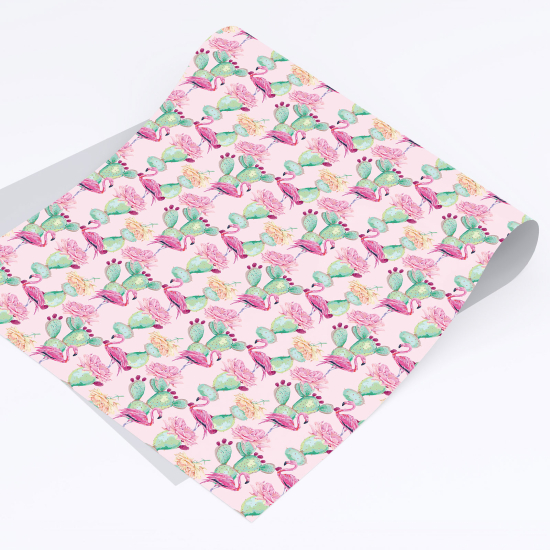 Stickers Adhésif pour relooking - Flamants roses