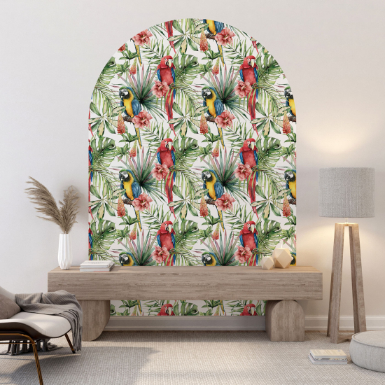 Stickers Arche - Motif tropical