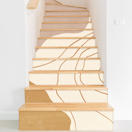 Stickers contremarches escalier - Boho