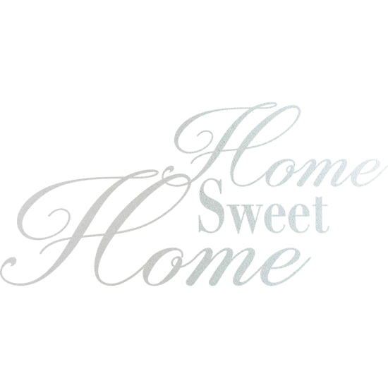 Stickers Dépoli - Citation Homme Sweet Home