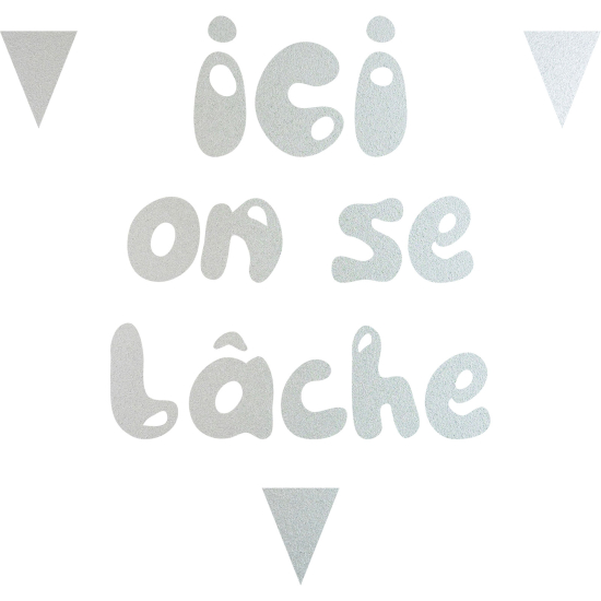 Stickers Dépoli - Ici on se lâche