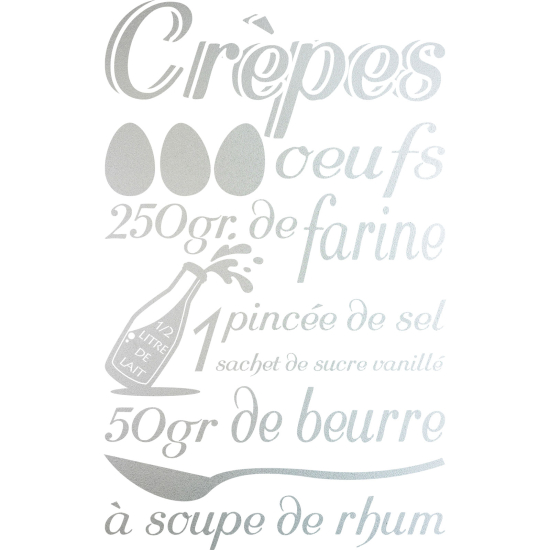 Stickers Dépoli - Recette Crêpes