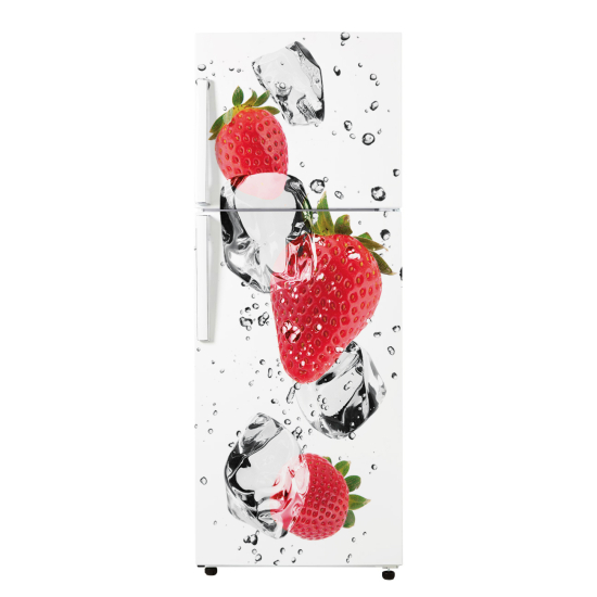 Stickers Frigo - Fraises