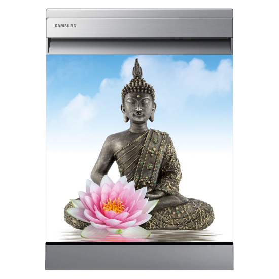 Stickers Lave vaisselle - Bouddha zen