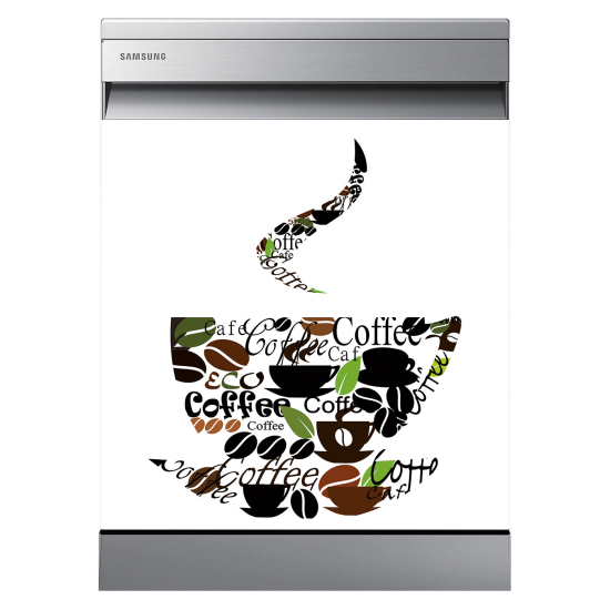 Stickers Lave vaisselle - Coffee