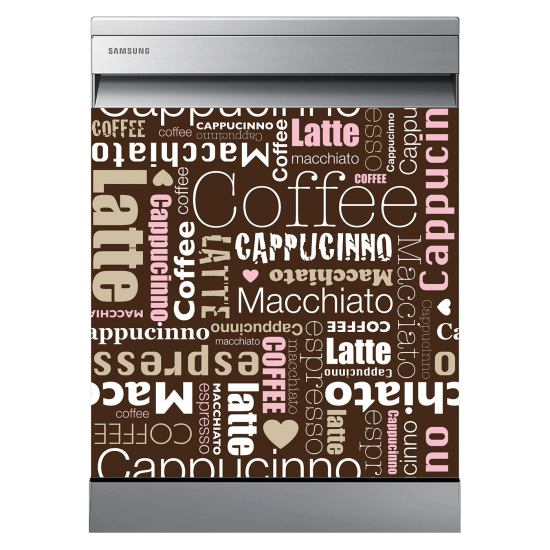 Stickers Lave vaisselle - Coffee