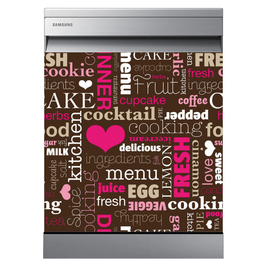 Stickers Lave vaisselle - Cuisine