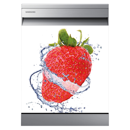 Stickers Lave vaisselle - Fraise