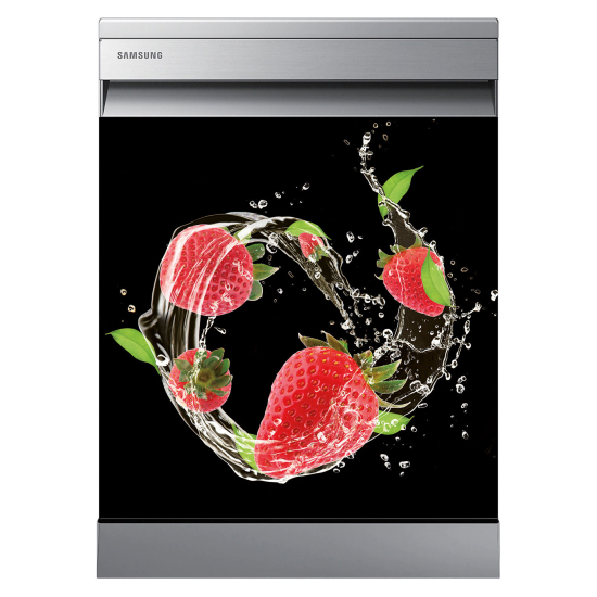 Stickers Lave vaisselle - Fraises