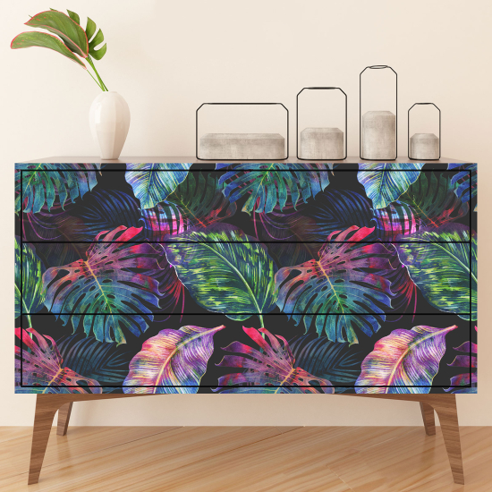 Stickers meuble - Motif Tropical