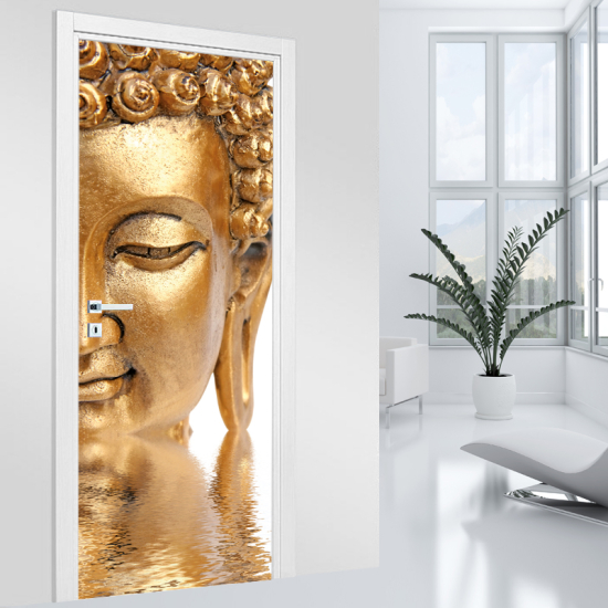 Stickers pour porte - Bouddha