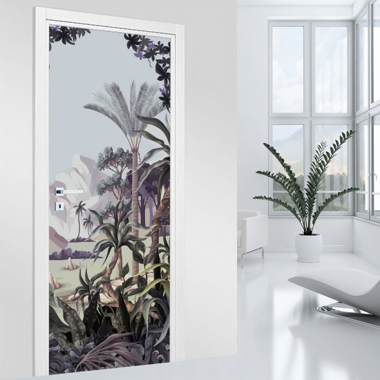 Stickers pour porte - Jungle