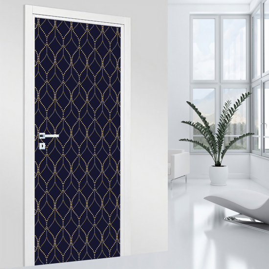 Stickers pour porte - Motif oriental