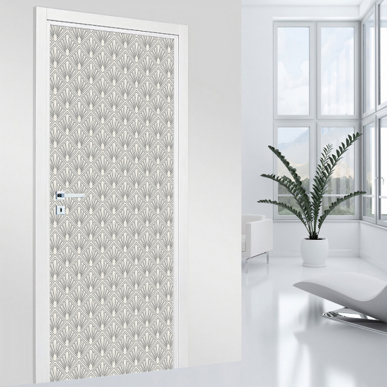 Stickers pour porte - Motif oriental