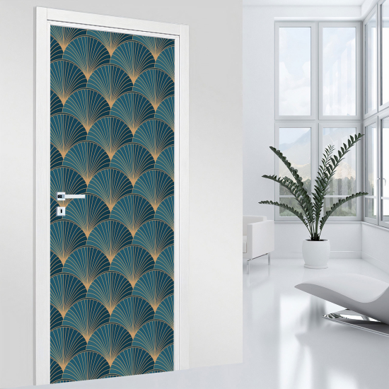 Stickers pour porte - Motif oriental