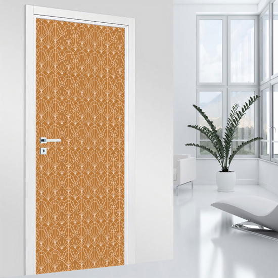 Stickers pour porte - Motif oriental