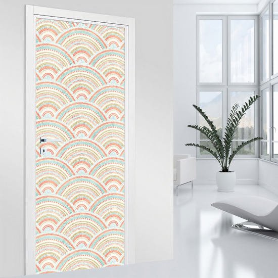 Stickers pour porte - Motif oriental