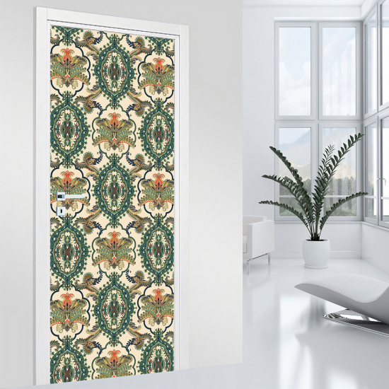 Stickers pour porte - Motif oriental