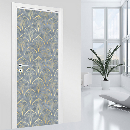 Stickers pour porte - Motif Oriental