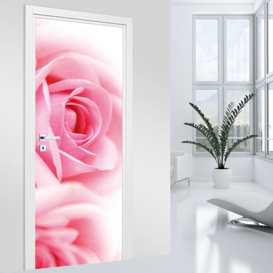 Stickers pour porte - Rose