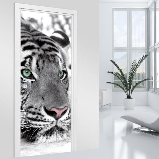 Stickers pour porte - Tigre