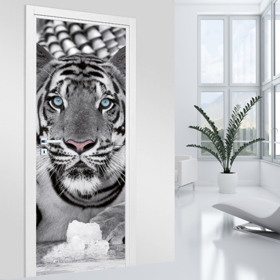 Stickers pour porte - Tigre