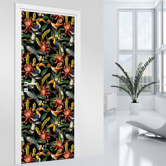 Stickers pour porte - Tropical