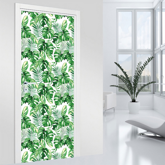 Stickers pour porte - Tropical